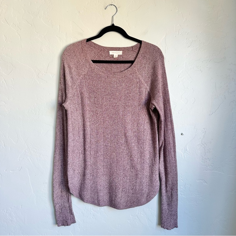 Treasure‎ & Bond Women’s Fall Purple Heather Cozy Knit Sweater Size Large EUC